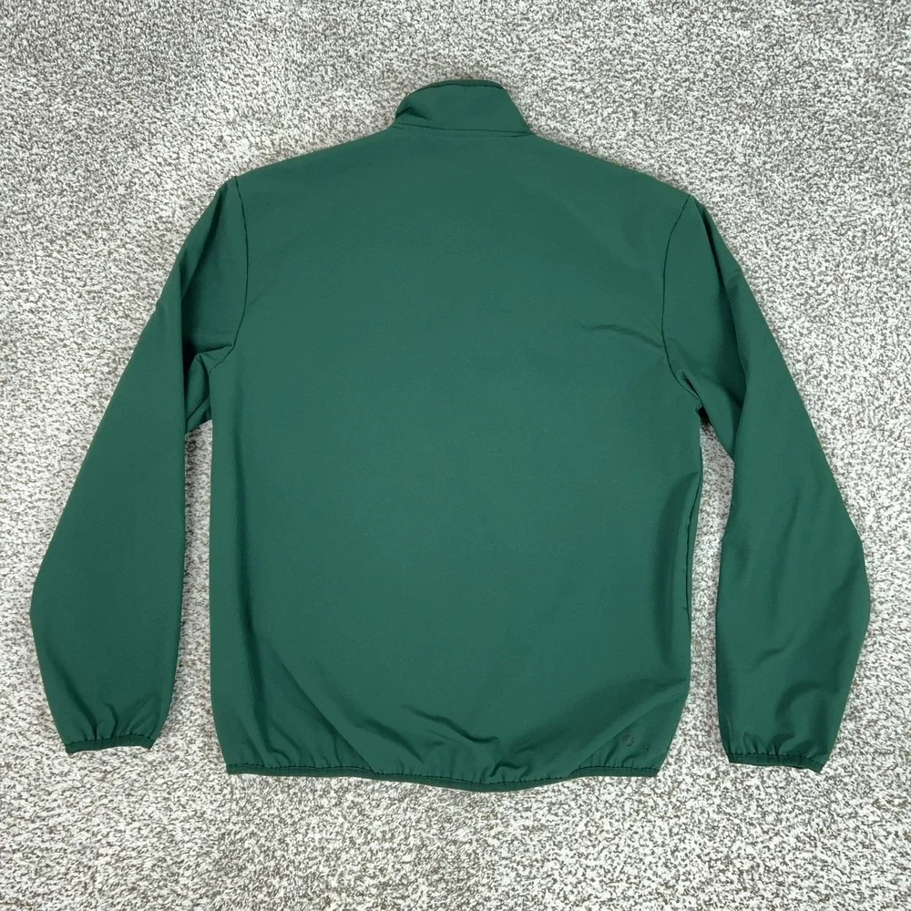 Minnesota‎ Wild Jacket Mens Small Green NHL Hockey Adidas Quarter Zip Pullover